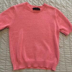 NWOT Zara  Bubble gum color Crew Neck Sweater SZ sm